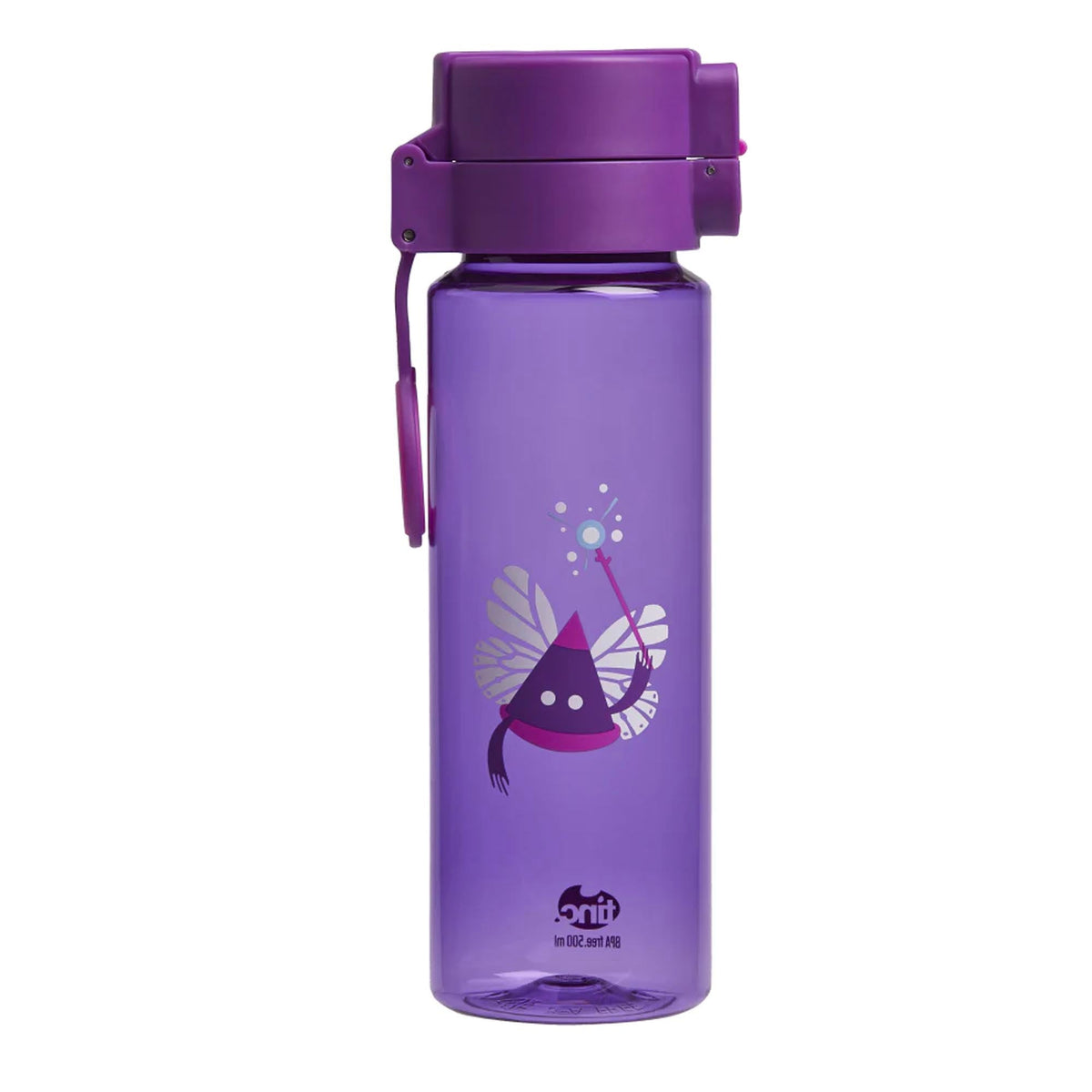 Leak Proof Purple Lockable Lid Drink Bottle