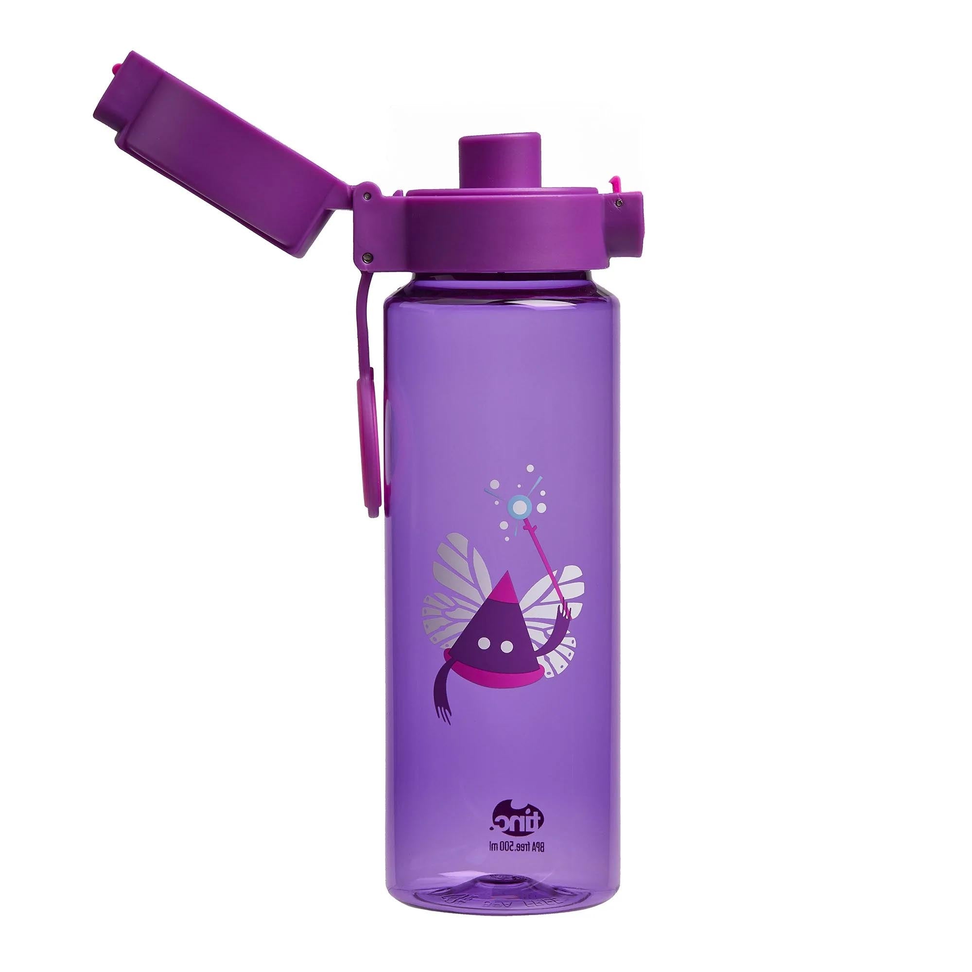 Leak Proof Purple Lockable Lid Drink Bottle