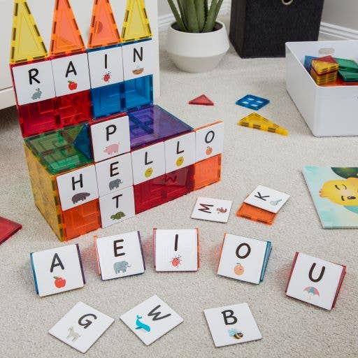 Learn & Grow Magnetic Tile Topper - Alphabet Upper Case Pack