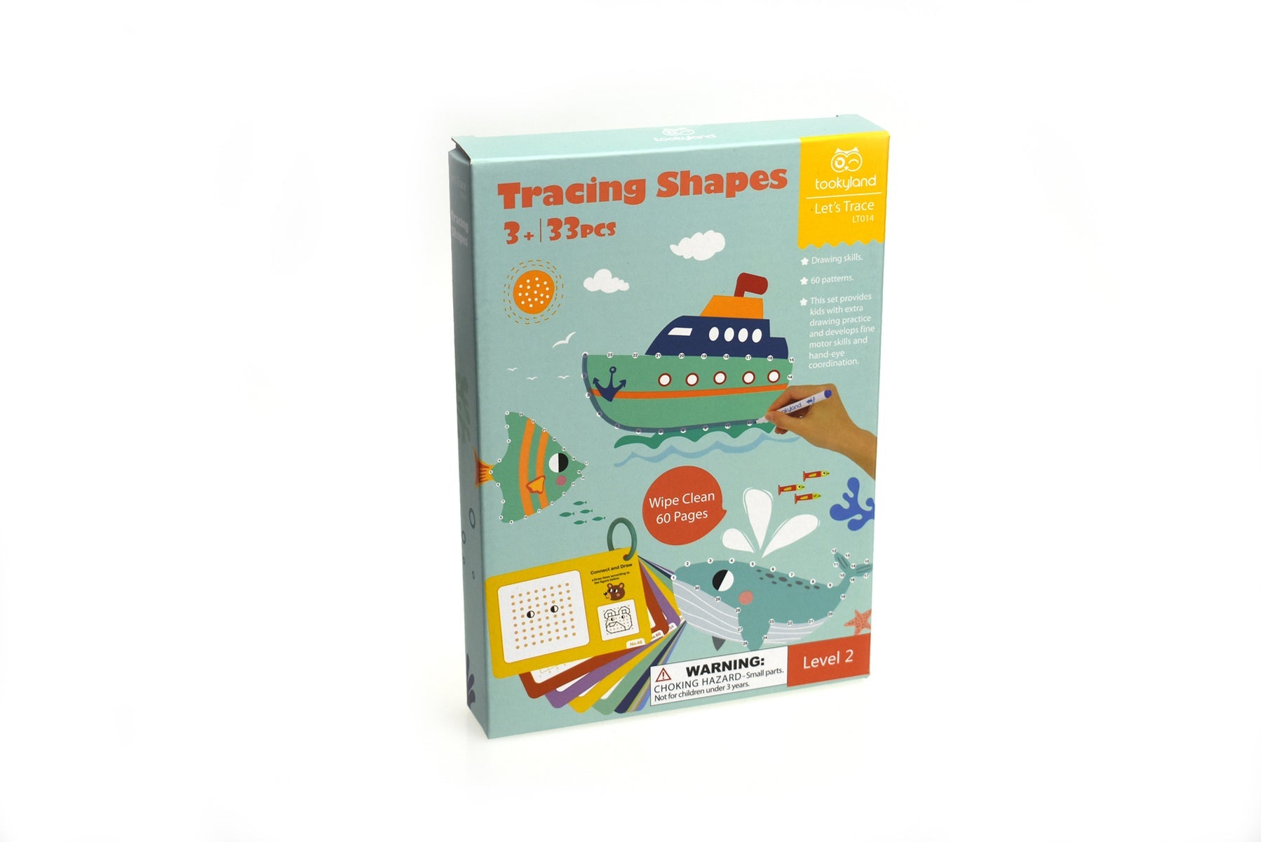 Lets Trace - Tracing Shapes Flash Cards