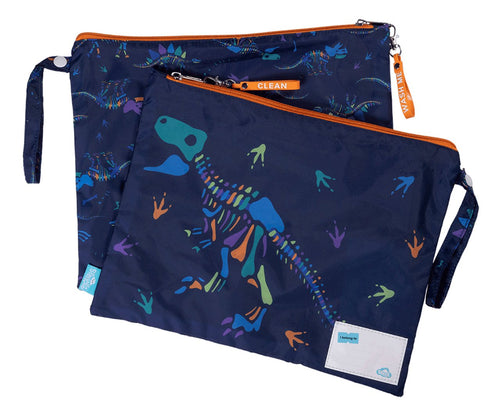 Little Clean & Dirty Bags – Dino Bones