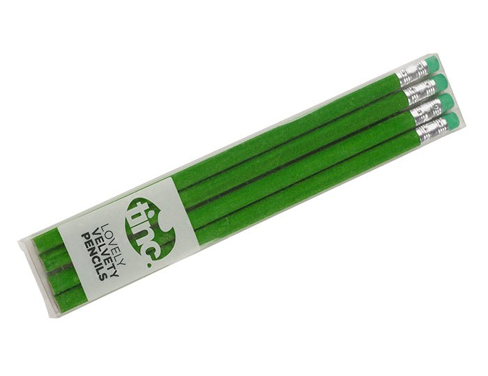 Lovely Velvety Lead Pencils : Green