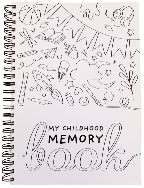 My Childhood Memory Book - Black & White