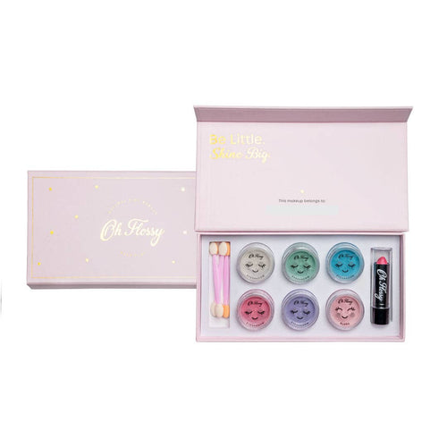 Oh Flossy Deluxe Makeup Set - Safe and Sparkly Play for Kids