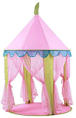 Princess Indoor Castle Playhouse Toy Play Tent with Mat Floor - A Fairy Tale Escape for Kids and Toddlers (Pink)