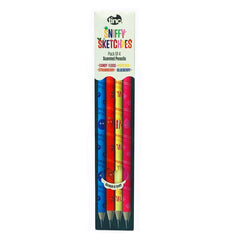 Set of 4 Scented HB Pencils
