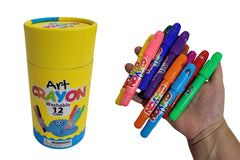 Silky Crayon Art -12 Colours