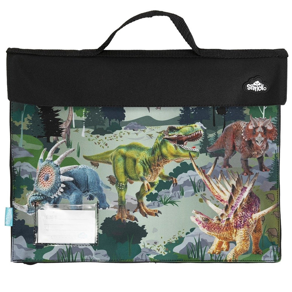 Spencil Library Bag - Dinosaur Discovery