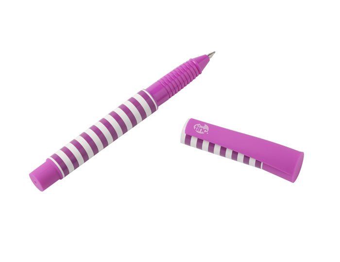 Stripey Liquid Gel Pen : Purple