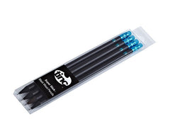 Super Slick Black Wood Pencils : Blue