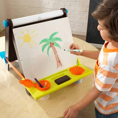 Versatile Tabletop Easel Espresso with Brights: Unleash Creativity Anywhere