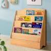 Keezi 5-Tier Kids Bookshelf | Magazine Shelf Organizer & Display Rack