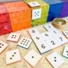 Learn & Grow Toys - Magnetic Tile Topper - Numeracy Pack (40 Piece)