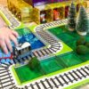Learn & Grow Toys - Magnetic Tile Topper - Train Track Pack (36 Piece)