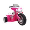 Rigo Kids Electric Ride On Patrol Police Car Harley - Inspired 6V Pink